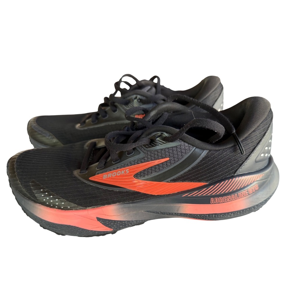 Brooks Adrenaline GTS 24 Weatherized Womens Running Shoes Black Coral 8.5 B